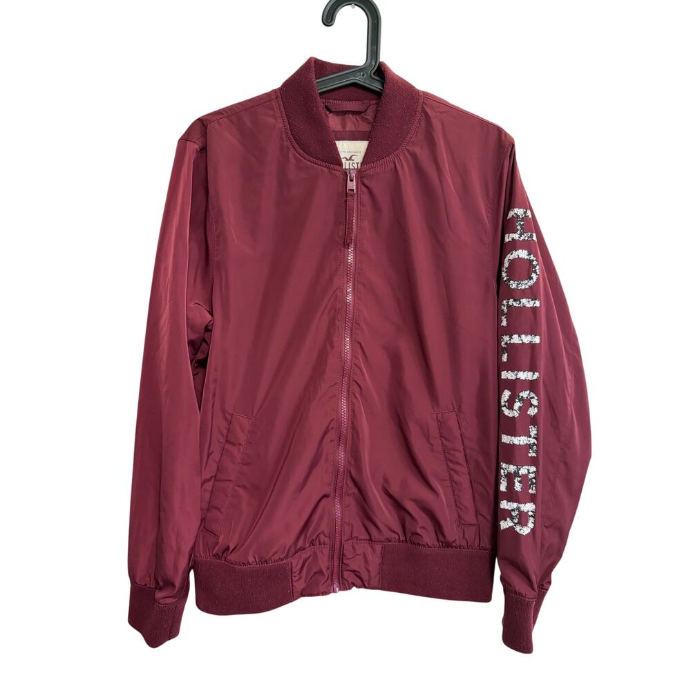 Hollister Zip Up Bomber Jacket Mens Size S